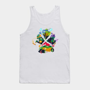 Very Shaped Turtle Teens Tank Top